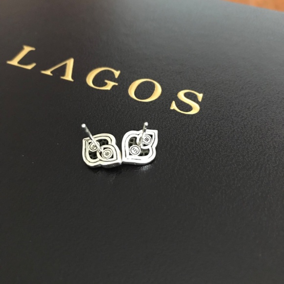 John Hardy Black Spinel Sapphire Stud Earrings